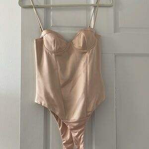 Satin Zara corset top